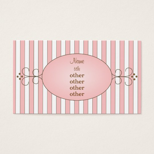 Fancy Cupcake Business Card