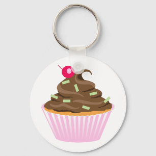 Fancy Cupcake Key Ring