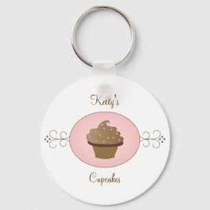 Fancy Cupcake Key Ring