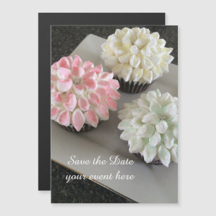 Fancy Cupcakes Event Save the Date Magnetic Invitation