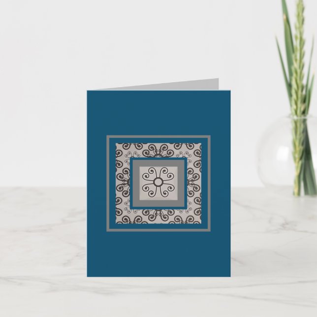 Fancy Curls Card (Front)