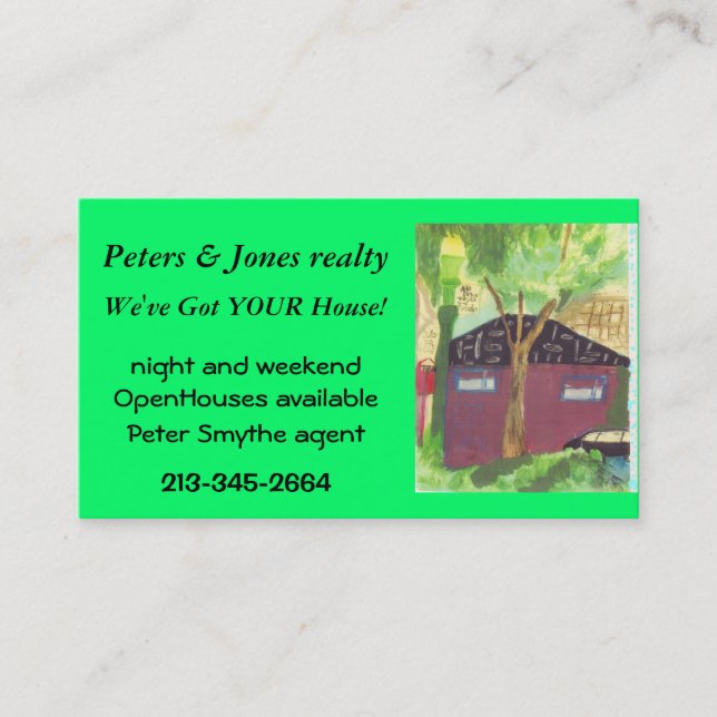 Fancy Custom business Cards (Front)