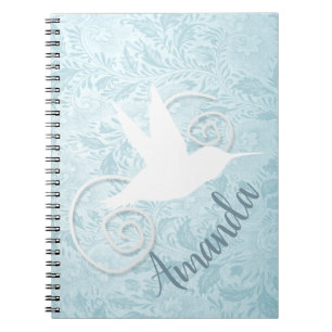 Fancy Cut-Out Hummingbird Notebook