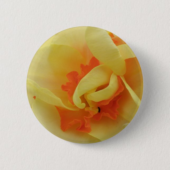 Fancy Daffodil Button (Front)