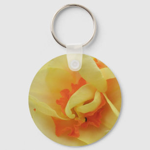 Fancy Daffodil Keychain