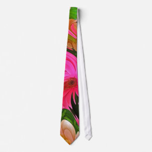 Fancy Daisies Digital Manipulation Tie