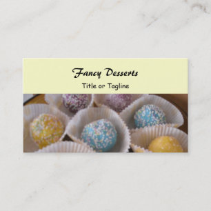 Fancy Desserts Business Card