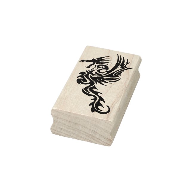 fancy dragon art stamp (Stamp)