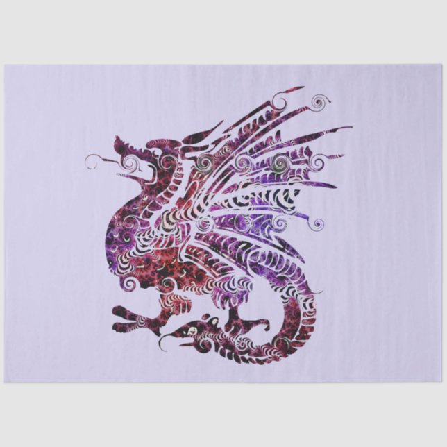 fancy dragon tissue paper (Front)