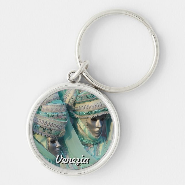 Fancy Dress Couple Costumes Key Ring (Front)