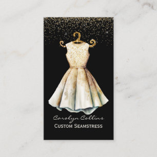 Fancy Dress Seamstress Business Card