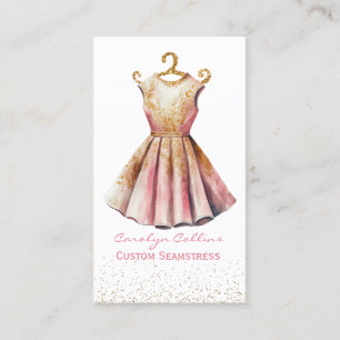 Fancy Dress Seamstress Business Card