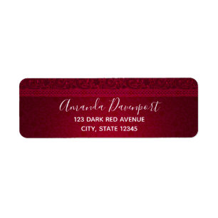 Fancy & Elegant Red Background Stylish