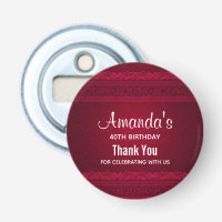 Fancy & Elegant Red Background Stylish Birthday