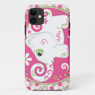 Fancy Elephant Floral iPhone 11 Case