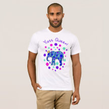 Fancy Elephant Yass Queen! Men's T-Shirt