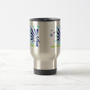 fancy fashion travel mug