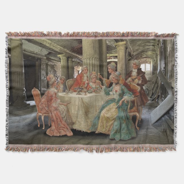 Fancy Feast Throw Blanket (Front)