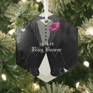 Fancy Feet Ring Bearer Wedding Christmas Ornament