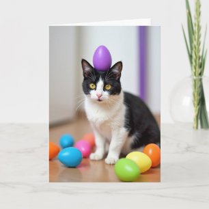 Fancy Feline Greetings Card