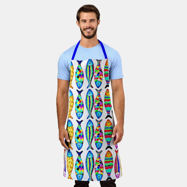 Fancy fish apron (Worn)