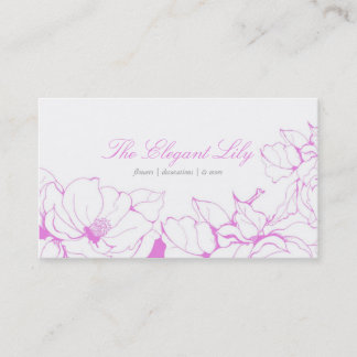 Fancy Floral Business Card
