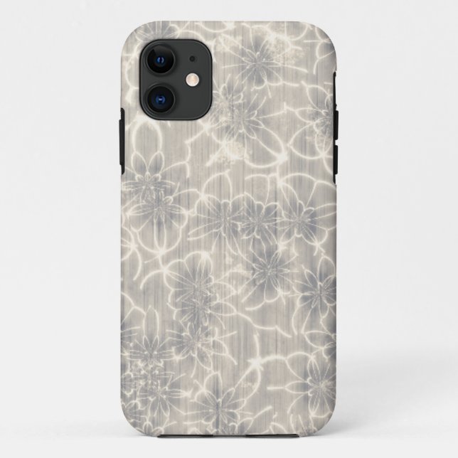Fancy Floral Pattern Case-Mate iPhone Case (Back)