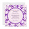 Fancy Floral Rehearsal Dinner Invitation (purple)