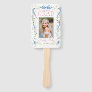 Fancy Florals Graduation Hand Fan