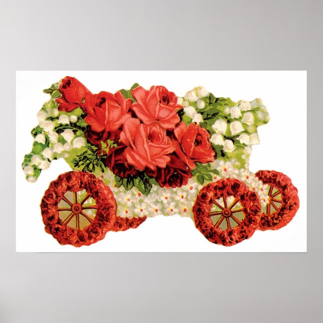 Fancy Flower Cart Poster (Front)