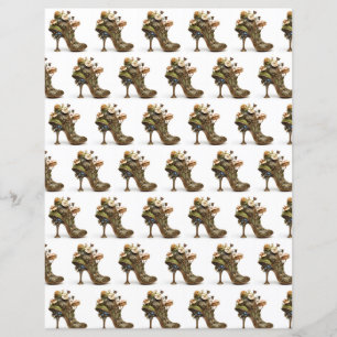 Fancy flower shoes SCV 22