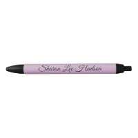 Fancy Font Lavender & Black
