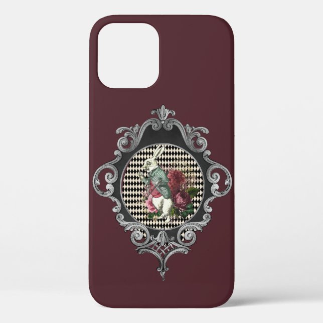 Fancy Frame White Rabbit Collage Case-Mate iPhone Case (Back)