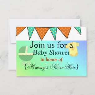Fancy & Fun Baby Shower Invitation