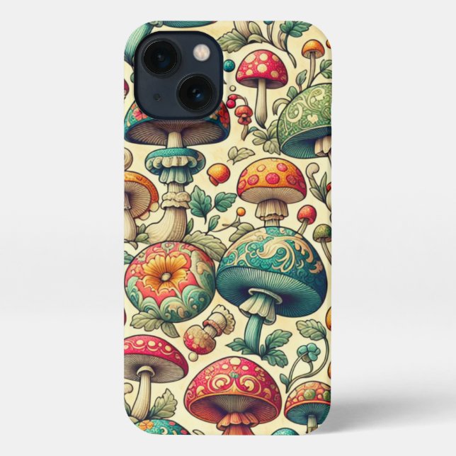 Fancy Fungi iPhone Case (Back)