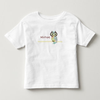 Fancy Funky Owl Toddler's T Shirts