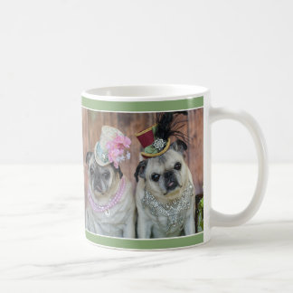 Fancy Girl Pug Mug