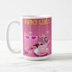 fancy girls coffee mug
