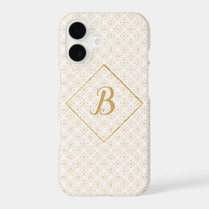 Fancy Golden And White Personalised
