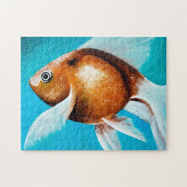Fancy Goldfish Jigsaw Puzzle (Horizontal)