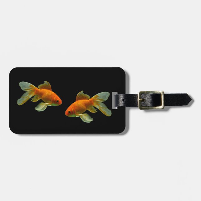 Fancy Goldfish Luggage Tag (Front Horizontal)