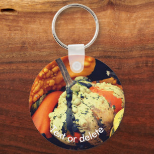 Fancy Gourds Nature Personalised Key Ring