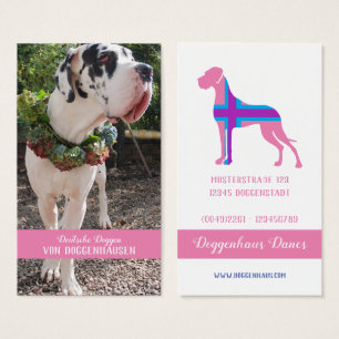 Fancy Great Danes Business Cards for modern people