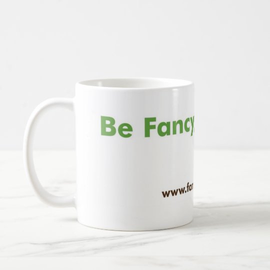 Fancy Green Ceramic Mug