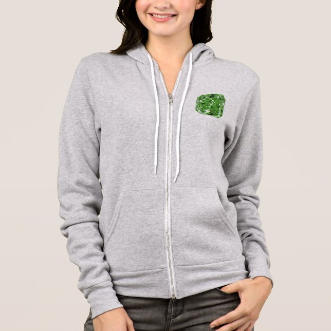 Fancy Green Diamond Hoodie (Front)