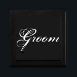 Fancy Groom Gift Box<br><div class="desc">For the groom to let the world know the news. Perfect for wedding events.</div>