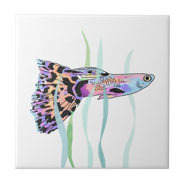 Fancy Guppy Tile (Front)