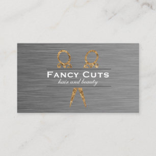 Fancy Hair Stylist Luxe Business Card