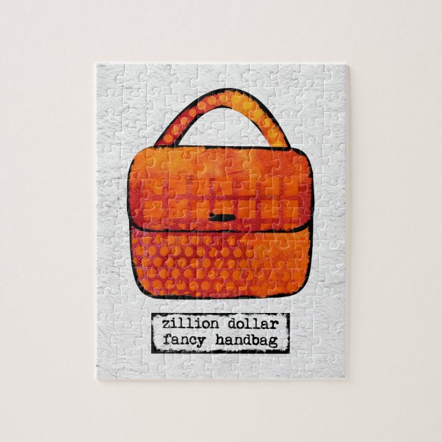 Fancy Handbag Jigsaw Puzzle - Funny Purse (Vertical)