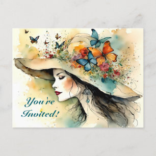 FANCY HAT DERBY PARTY INVITATION
